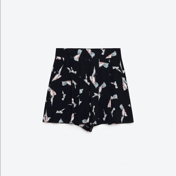 Zara bird shorts skort bermudas - Picture 3 of 6